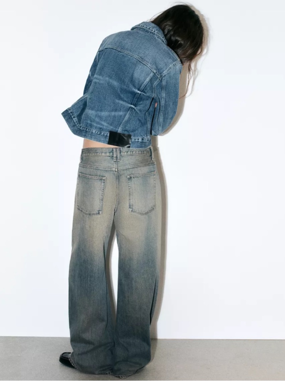 Zara TRF Low Rise Baggy Jeans - Picture 7 of 7